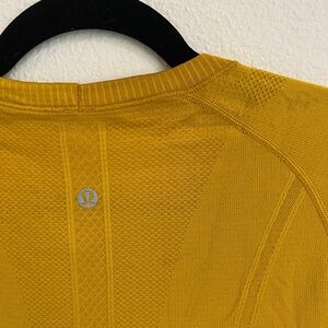 Lululemon Mustard Yellow Athletic Top